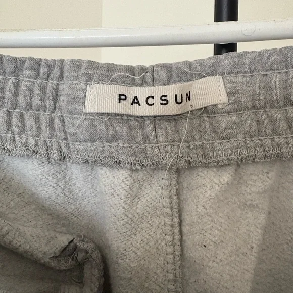 PacSun Light Gray Joggers with Drawstring - Picture 3 of 5